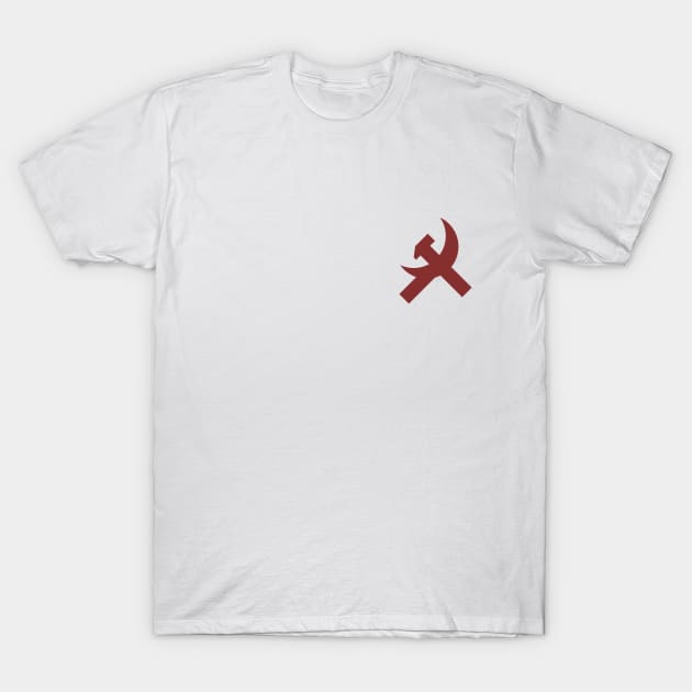 Small Modern Hammer and Sickle T-Shirt by felpogarrido